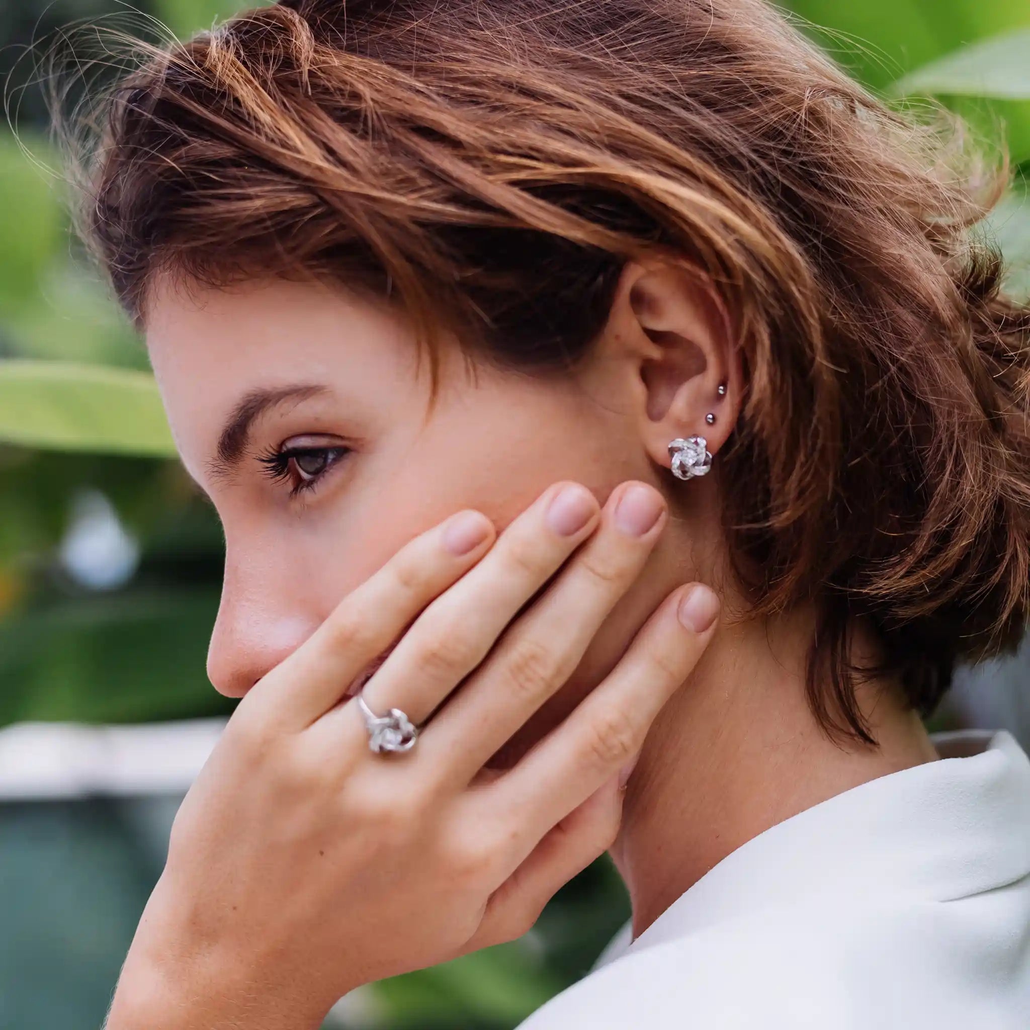 Boucles d'oreilles Pierre De Lune