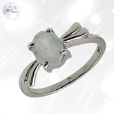 Bague Pierre de Lune en Argent pour femme - Théia, bijou en pierre naturelle