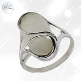 Bague Pierre de Lune en Argent pour femme - Clytie, bijou pierre fine