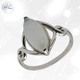 Bague Pierre de Lune en Argent pour femme - Pénélope, bijou lithothérapie