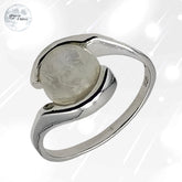 Bague Pierre de Lune en Argent pour femme - Euryale, bijou lithothérapie