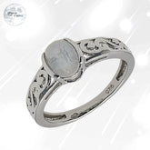 Bague Pierre de Lune en Argent pour femme - Solène, bijou pierre fine