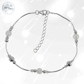 Bracelet Pierre de Lune - Erato, bijou femme en Argent