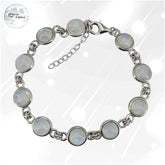 Bracelet Pierre de Lune pour femme - Amathie, bijou Argent 925