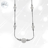 Collier en Argent et Pierre de Lune - Calypso, bijou en perles naturelles