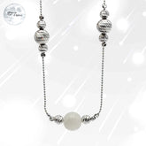 Collier Argent et Pierre de Lune - Reflet, bijou femme en pierre semi précieuse